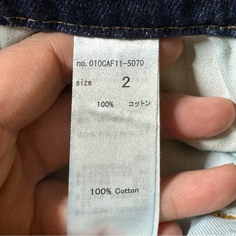 Moussy Size 27 High Rise Jean Shorts‎ Blue Medium Wash